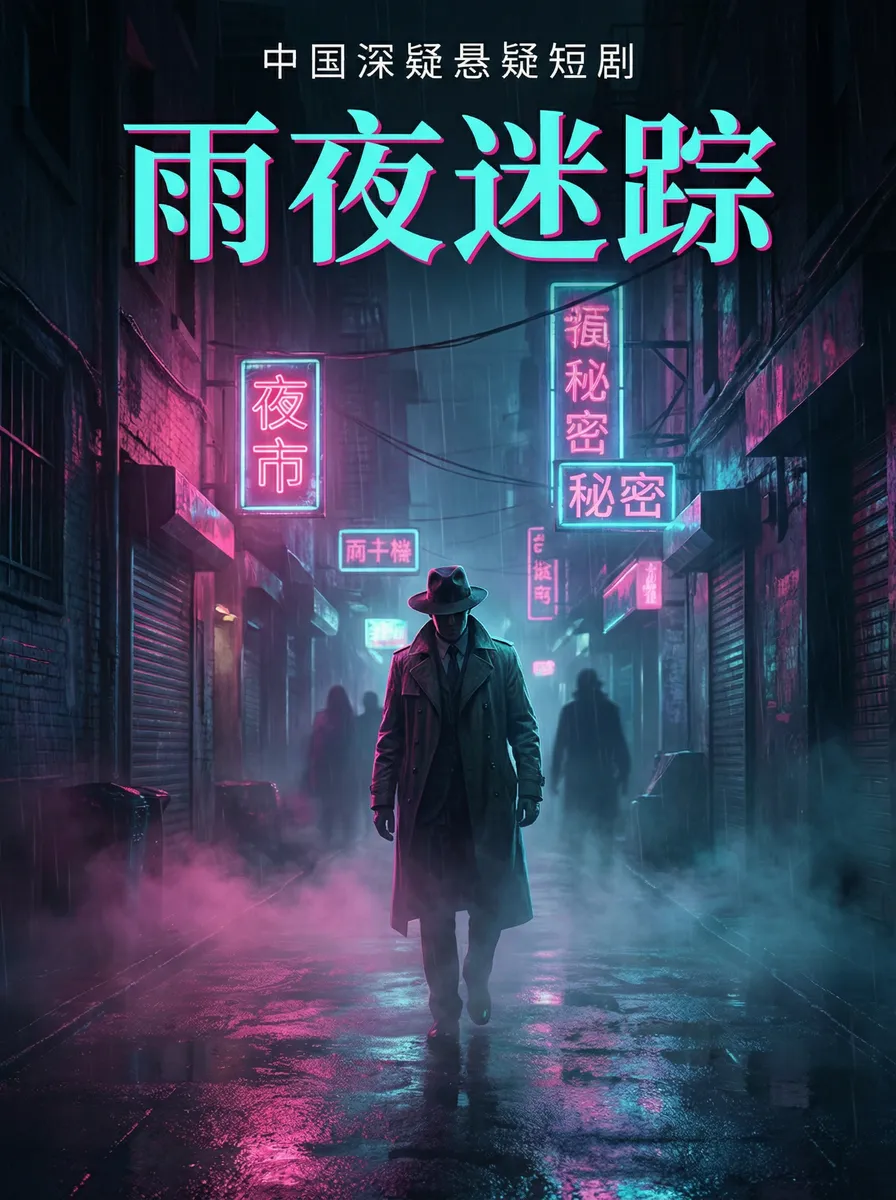 一本二卡三卡四卡无卡免费高 悬疑追踪短剧 - 雨夜迷踪海报